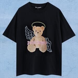 Palm Angels Men's Black Short Sleeve